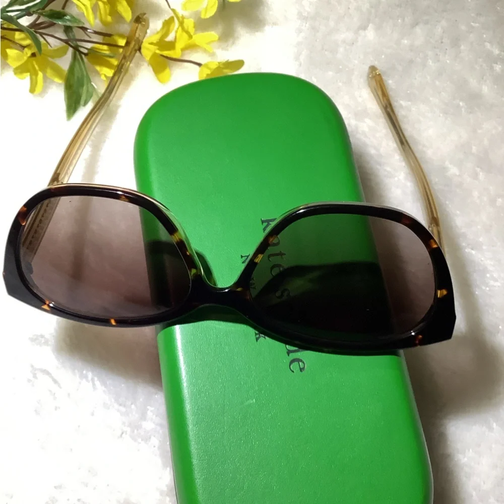 Kate Spade Brown Tortoise Sunglasses - Picture 6 of 11